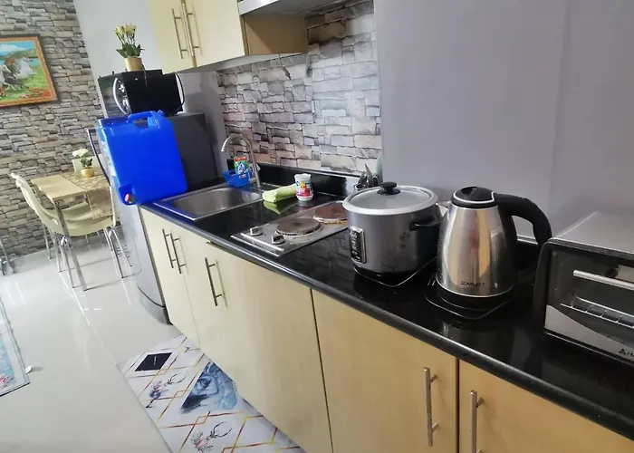 Homey 1 Bedroom With 2 Balconies At Grass Residences Aparthotel Manila
